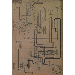 Peerless 56 8cyl Schema Electrique 1917 Gray & Davis