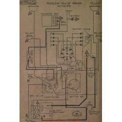 Peerless 56 Schema Electrique 1918 1919 Autolite