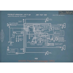 Pierce Arrow 38 48 66 Schema Electrique 1917 1918 V2