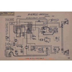 Pierce Arrow 38 6volt Schema Electrique 1921 Delco