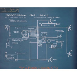 Pierce Arrow 38 C2 Schema Electrique 1914