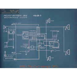 Pierce Arrow 48 B 3 Schema Electrique 1915