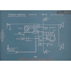 Pierce Arrow 48b Schema Electrique 1914 1915