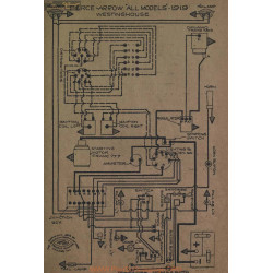 Pierce Arrow All Models Schema Electrique 1919 Westinghouse