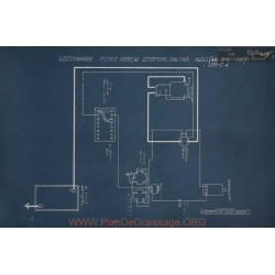 Pierce Arrow Starting 48 B4 38 C4 Schema Electrique 1917