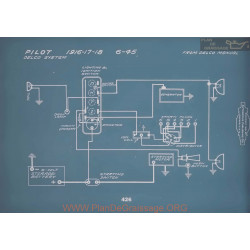 Pilot 6 45 Schema Electrique 1916 1917 1918 V2