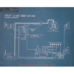 Pilot 6 45 Schema Electrique 1920 1921 1922