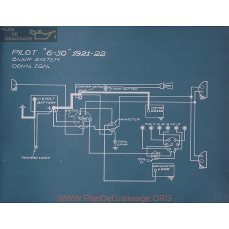 Pilot 6 50 Schema Electrique 1921 1922