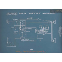 Premier 6b 6c Schema Electrique 1917 1918