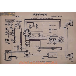 Premier 6d 6volt Schema Electrique 1920 Delco V2