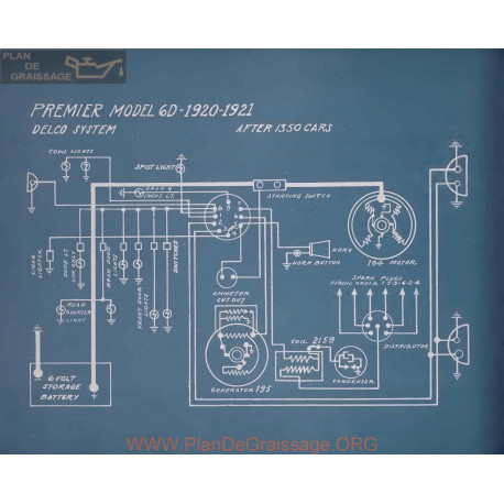 Premier 6d Schema Electrique 1920 1921