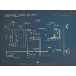 Premier 6d Schema Electrique 1920 Delco