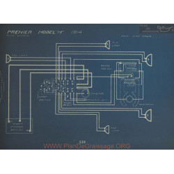 Premier M Schema Electrique 1914 Remy