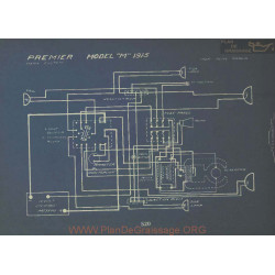 Premier M Schema Electrique 1915 Remy