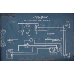 Pullman 12 Volt Schema Electrique 1915 Splitdorf