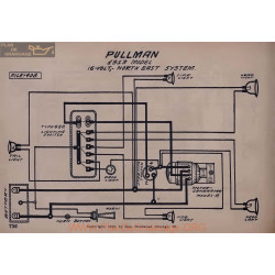 Pullman 16volt Schema Electrique 1913 North East