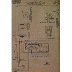 Pullman 4 244 4cyl 6cyl Schema Electrique 1917 Splitdorf Aplco