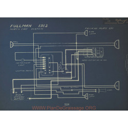 Pullman Schema Electrique 1913 North East