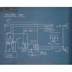 Pullman Splitdorf Apelco 6v 12v Schema Electrique 1916