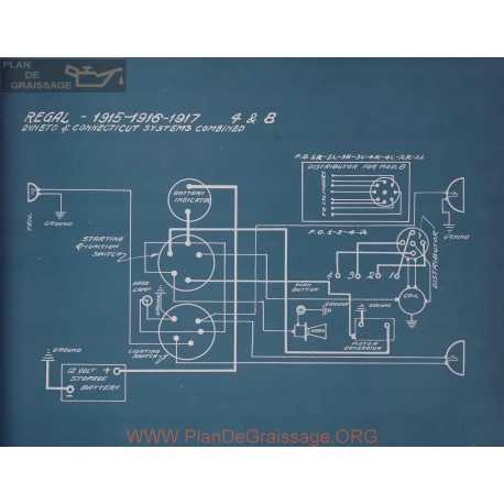 Regal 4 B Schema Electrique 1915 1916 1917
