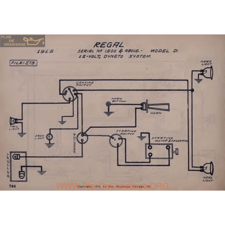 Regal D 12volt Schema Electrique 1915 Dyneto V2