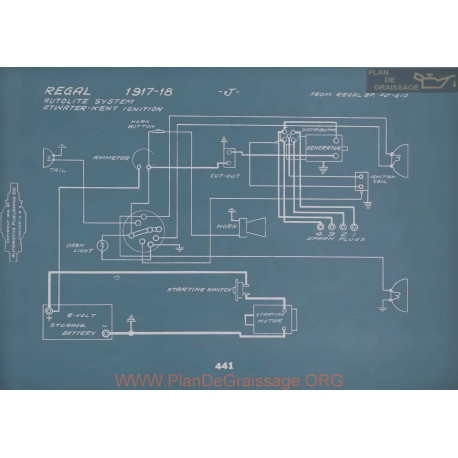 Regal J Schema Electrique 1917 1918 V2