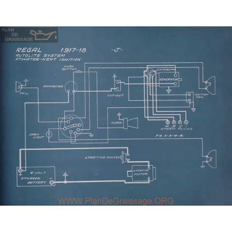 Regal J Schema Electrique 1917 1918