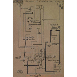 Regal J Schema Electrique 1918 Autolite