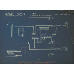 Regal N Schema Electrique 1913 1914 Rushmore