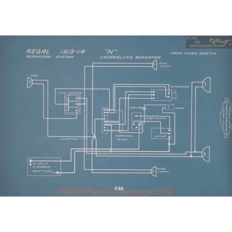 Regal N Schema Electrique 1913 1914 V2