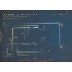 Roamer All Models Schema Electrique 1919 Bijur Bosch