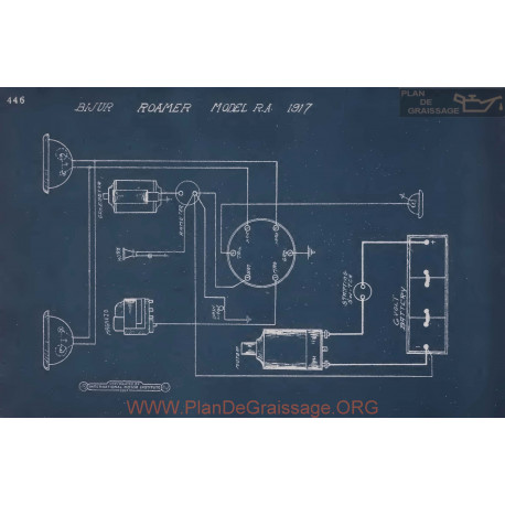 Roamer Ra Schema Electrique 1917