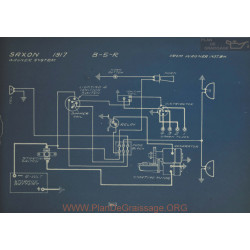 Saxon B 5 R Schema Electrique 1917 Wagner