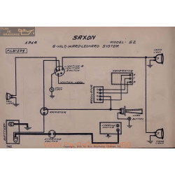 Saxon S2 6volt Schema Electrique 1916 Ward Leonard