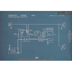 Saxon S2 Schema Electrique 1916