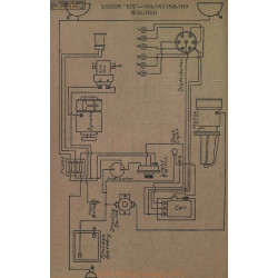 Saxon Six Schema Electrique 1916 1917 1918 1919 Wagner