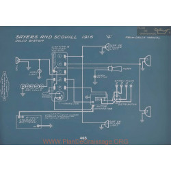 Sayers And Scovill 4 Schema Electrique 1916