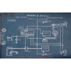 Sayers Scovill 6volt Schema Electrique 1917 1918 1919 Delco