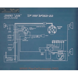 Sayers Six Cp Delco Schema Electrique 1920