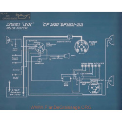 Sayers Six Dp Delco Schema Electrique 1921 1922