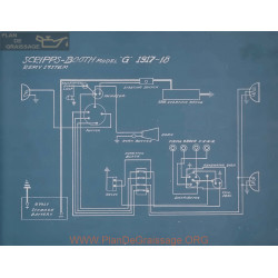 Scripps Booth G Schema Electrique 1917 1918