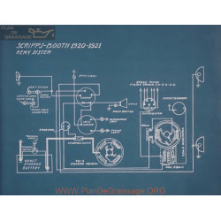 Scripps Booth Schema Electrique 1920 1921