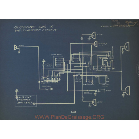 Seagrave 6 Schema Electrique 1916 Westinghouse