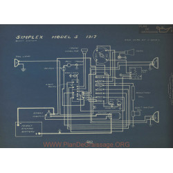 Simplex 5 Schema Electrique 1917 Bosch