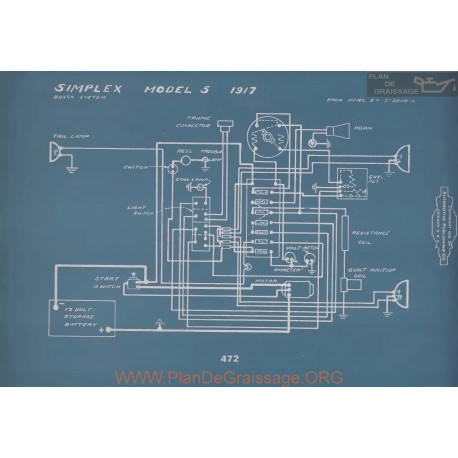 Simplex 5 Schema Electrique 1917 V2