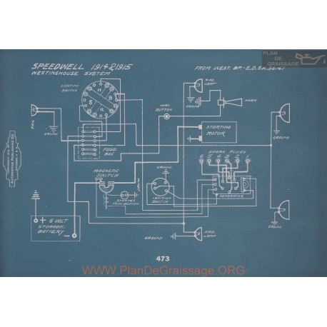 Speedwell Bp Ed Sk 36 47 Schema Electrique 1914 1915