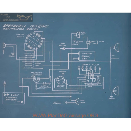 Speedwell Schema Electrique 1914 1915