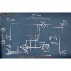 Sphinx 6volt 12volt Schema Electrique 1915 1916 Splitdorf