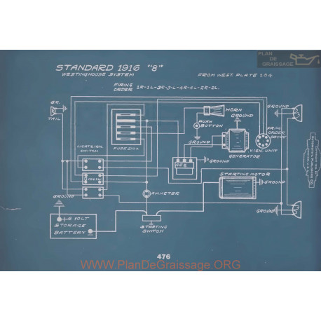 Standard 8 Schema Electrique 1916 V2