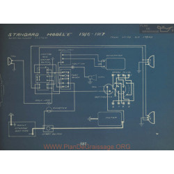 Standard E Schema Electrique 1916 1917 Westinghouse